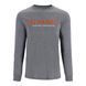 Реглан Simms Logo Shirt LS Athletic Heather L ARL-0061801 фото 1