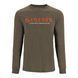 Реглан Simms Logo Shirt LS Loden Heather L ARL-0061804 фото