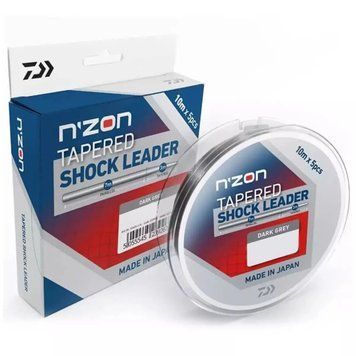 Шоклидер Daiwa N`Zon Tapered Shock Leader 5х10m 0.22-0.30mm 2058765478 фото