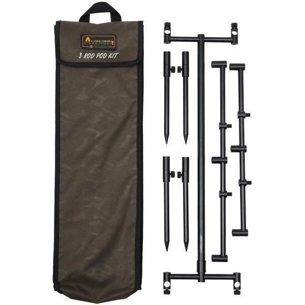 Род-под Prologic Avenger Rod Pod Kits & Carrycase 3 rod 2353201834 фото