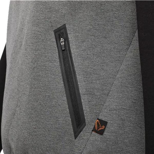 Реглан Savage Gear Tec-Foam Hoodie L Dark Grey Melange 2372954548 фото