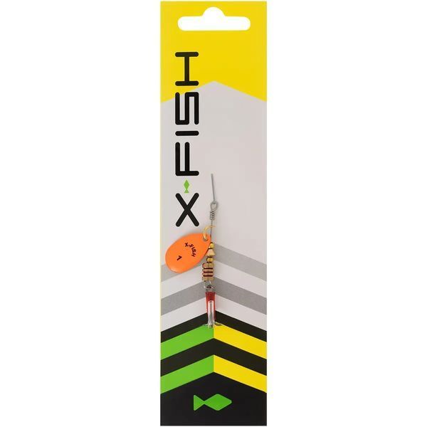 Блесна X-Fish Stark №1 2.5g Nikel UV orange ARL-0057379 фото