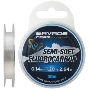 Флюорокарбон Savage Gear Semi-Soft LRF 30m 0.14mm 1.2kg Clear ARL-0062219 фото