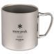Кухоль Snow Peak MG-153 Ti-Double 450 Mug 450ml 2322500869 фото 1