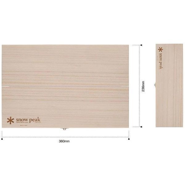 Нож кухонный Snow Peak CS-208 Cutting Board Set L + разделочная доска 2322500872 фото