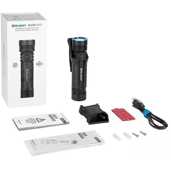 Ліхтар Olight Seeker 4 Pro CW Black ARL-0067812 фото