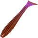 Силікон X-Fish Guddi Fat 3" Lox Red & Black Flake (5шт/уп) ARL-0066957  фото
