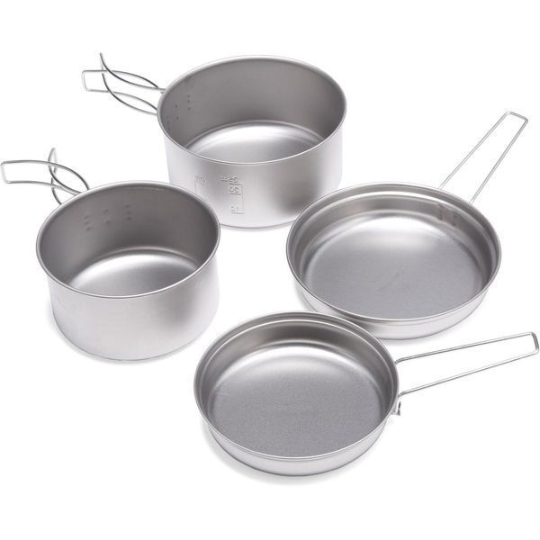 Набор посуды Snow Peak Набор Multi Compact Cookset Titanium 2036786338 фото