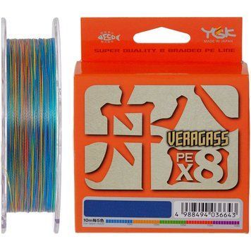 Шнур YGK Veragass Fune X8 - 100m connect #2/14.9kg 10m x 5 colors 1400852302 фото