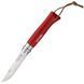 Нож Opinel №8 Trekking VRI Inox (нержавейка) красный 1908087752 фото