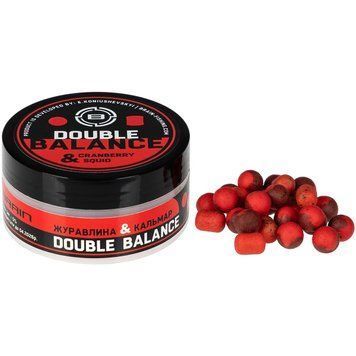 Бойли Brain Double Balance Cranberry & Squid (журавлина + кальмар) 8+6х10mm 2328246741 фото