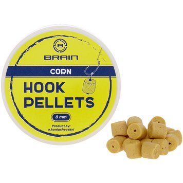 Пелети Brain Hook Pellets Corn (кукурудза) 12мм 70g 1898264306 фото